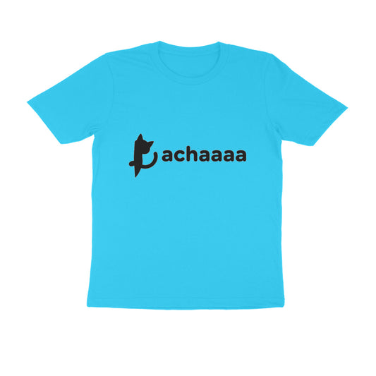 Sky Blue Minimalist Achaaaa Cat Funny Streetwear TShirt Tshirt