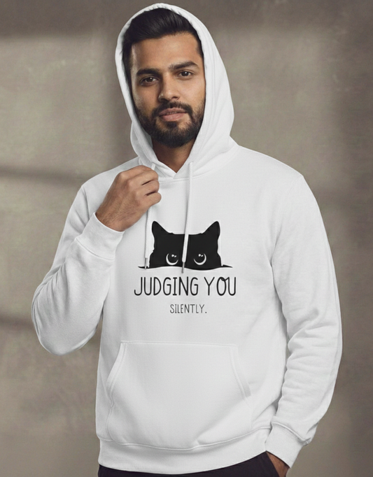 "Judging You Silently" Men's Hoodie Hoodies