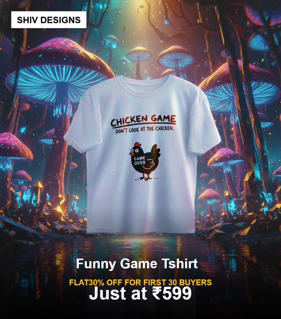 Chicken Game Don't Look At The Chicken Funny Meme Oversized T-Shirt Tshirt
