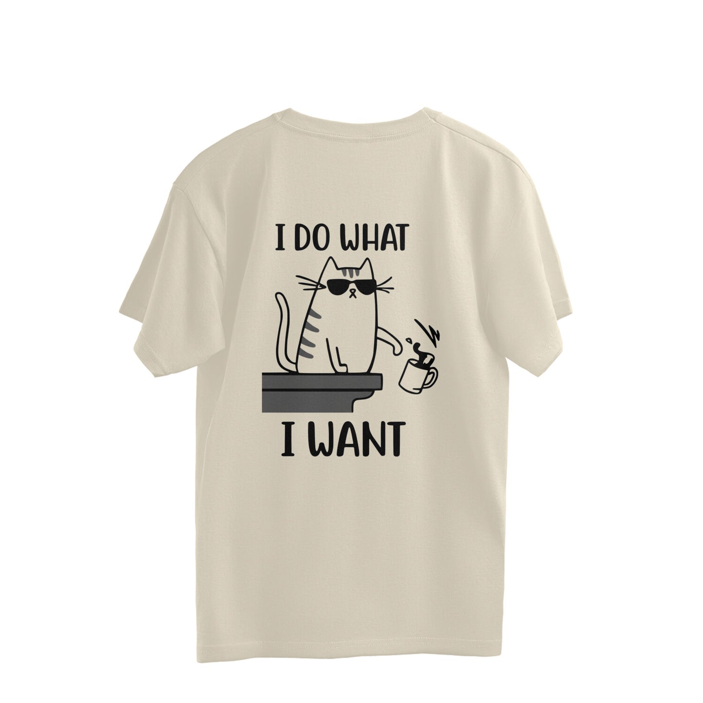 Off White "I Do What I Want" Oversized T-Shirt Oversized Tshirt