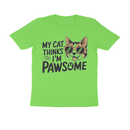 Liril Green Pawsome Mens Graphic TShirt Tshirt