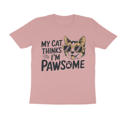 Pastel Dusty Pawsome Mens Graphic TShirt Tshirt