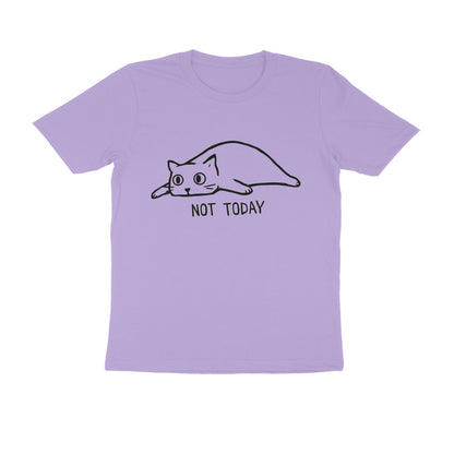 Iris Lavender "Not Today" Cat Men's Tee Tshirt