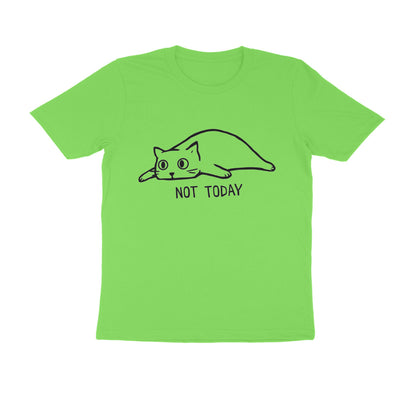 Liril Green "Not Today" Cat Men's Tee Tshirt