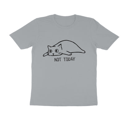 Silver Frost "Not Today" Cat Men's Tee Tshirt