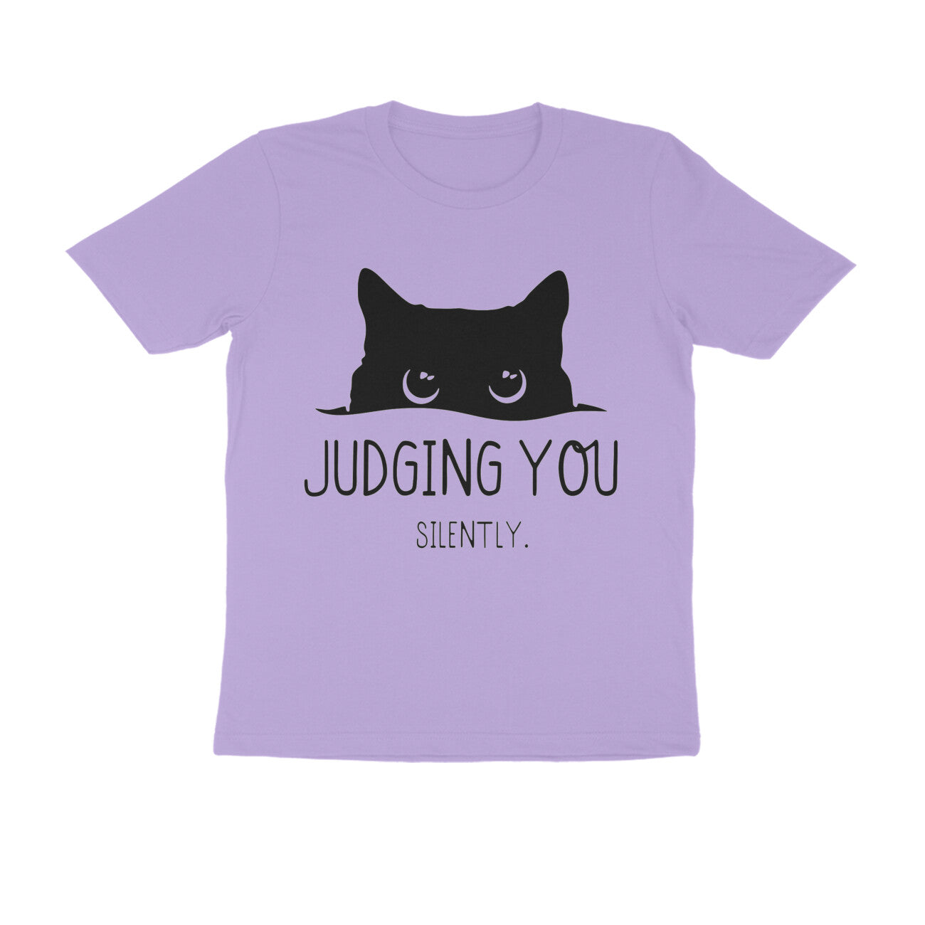 Iris Lavender "Judging You Silently" Men's Cat T-Shirt Tshirt
