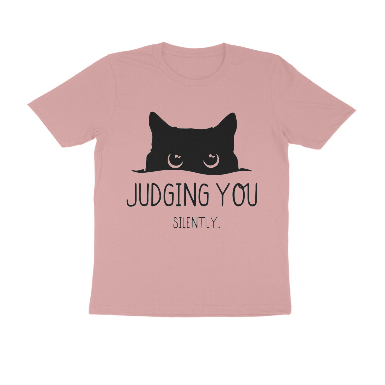Pastel Dusty "Judging You Silently" Men's Cat T-Shirt Tshirt