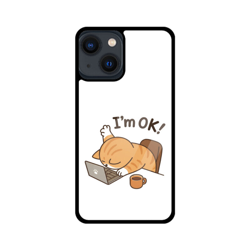 Apple iPhone 13 I am OK premium glass phone case IPhone Glass Phone Cases