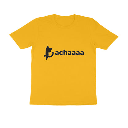 Golden Yellow Minimalist Achaaaa Cat Funny Streetwear TShirt Tshirt