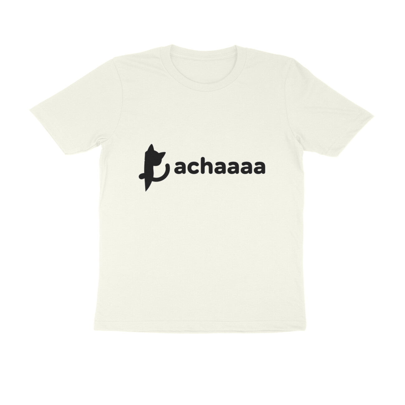Ivory Minimalist Achaaaa Cat Funny Streetwear TShirt Tshirt