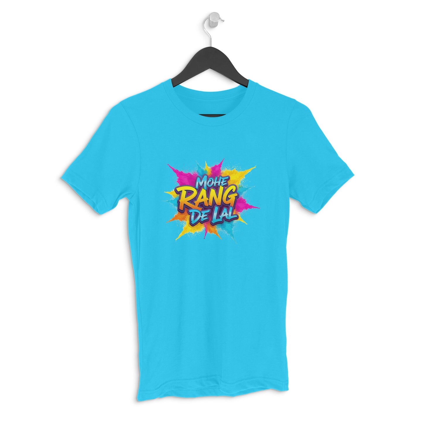 Sky Blue Mohe Rang De Lal | Holi Special TShirt Tshirt