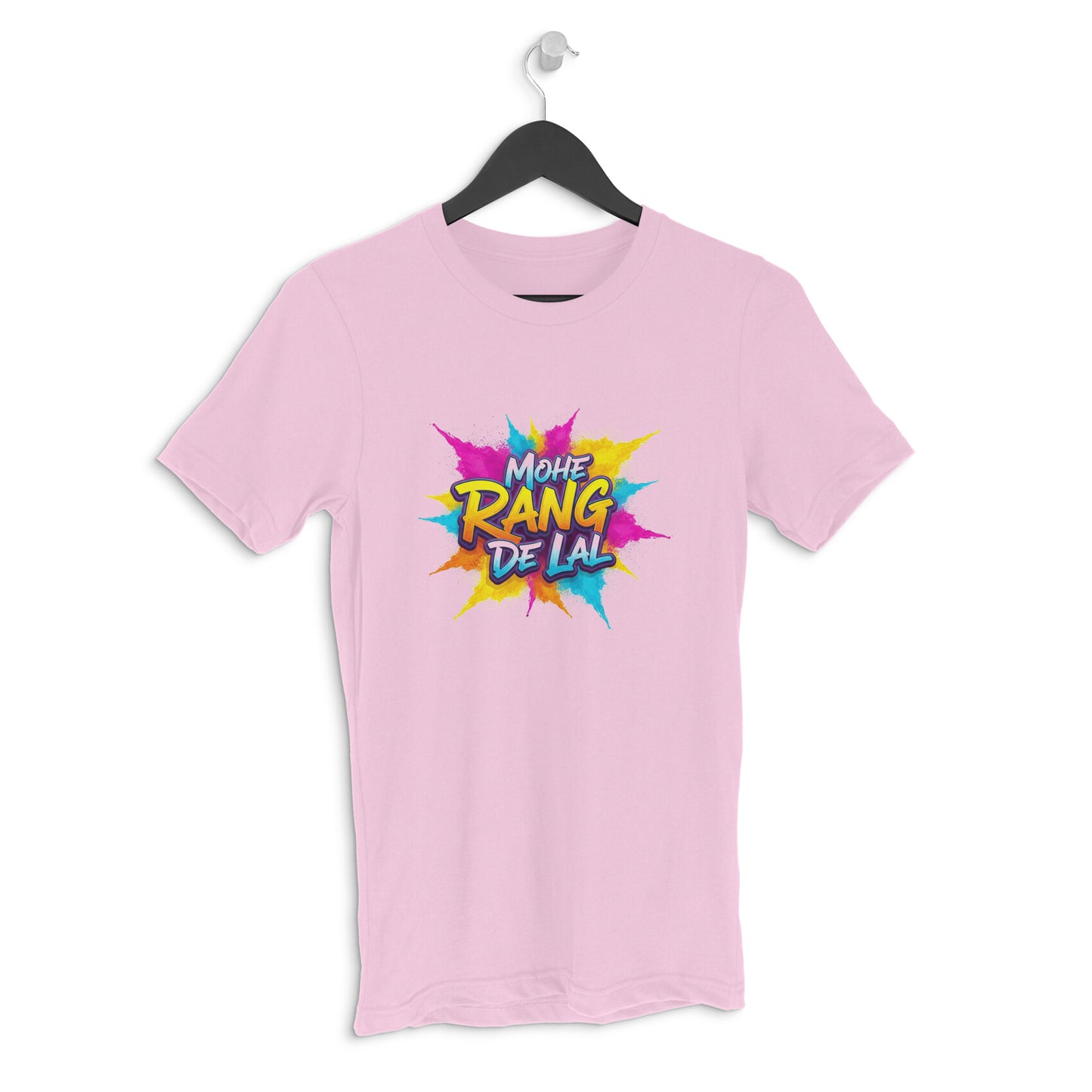 Light Pink Mohe Rang De Lal | Holi Special TShirt Tshirt