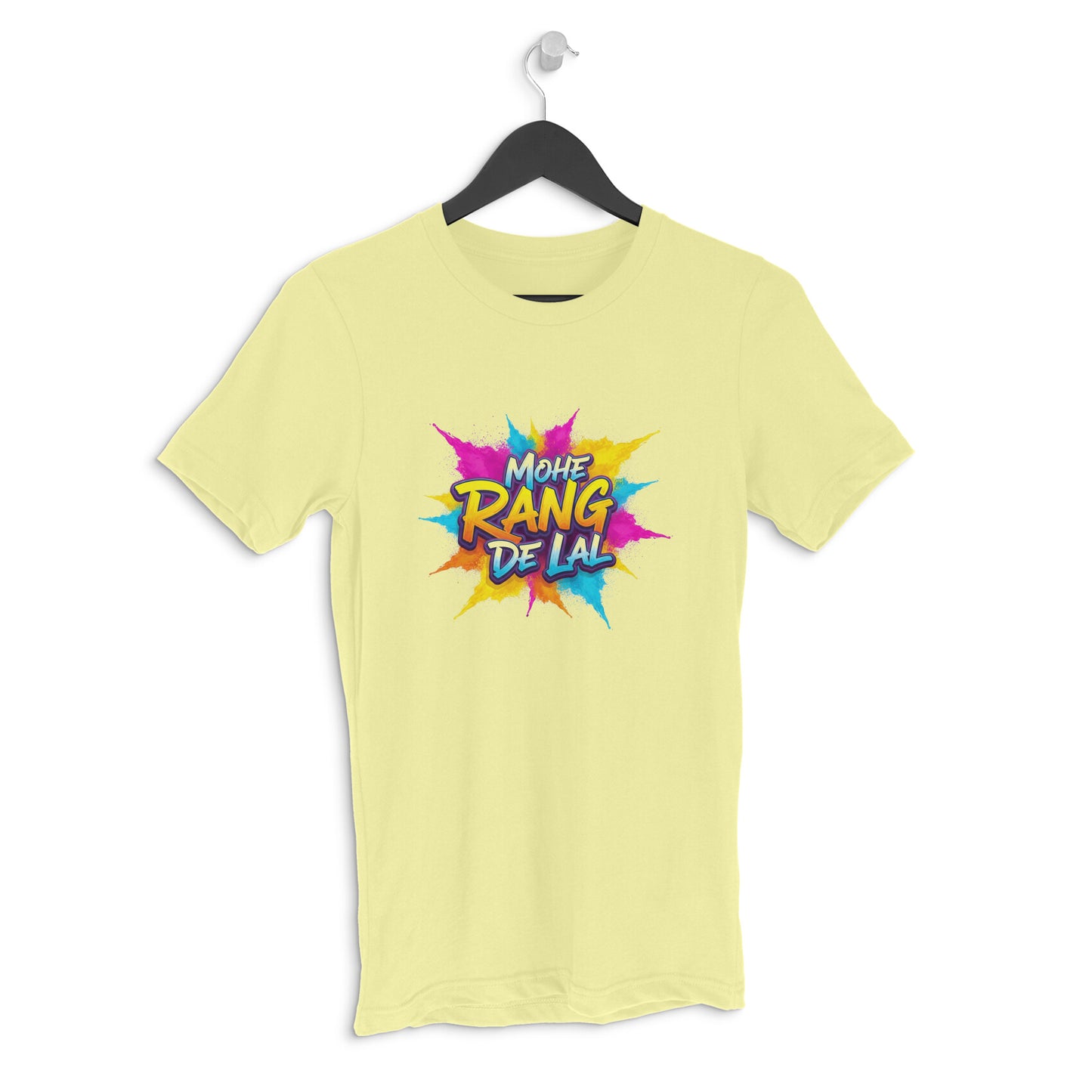 Butter Yellow Mohe Rang De Lal | Holi Special TShirt Tshirt