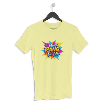Butter Yellow Mohe Rang De Lal | Holi Special TShirt Tshirt