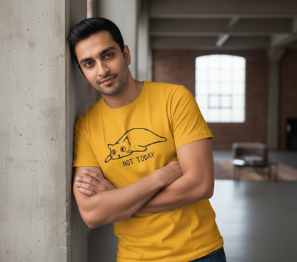 "Not Today" Cat Men's Tee Tshirt